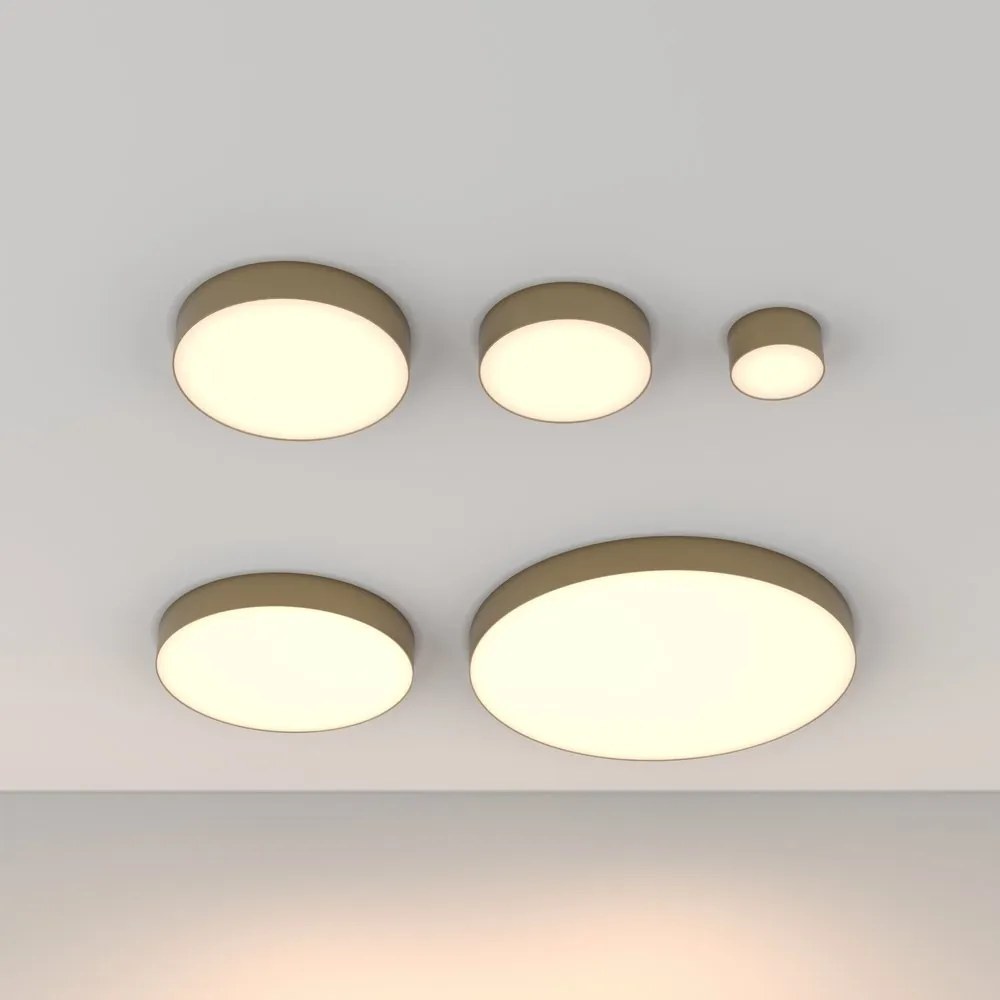 Plafoniera LED design tehnic Zoom D-60cm 3000K aurie