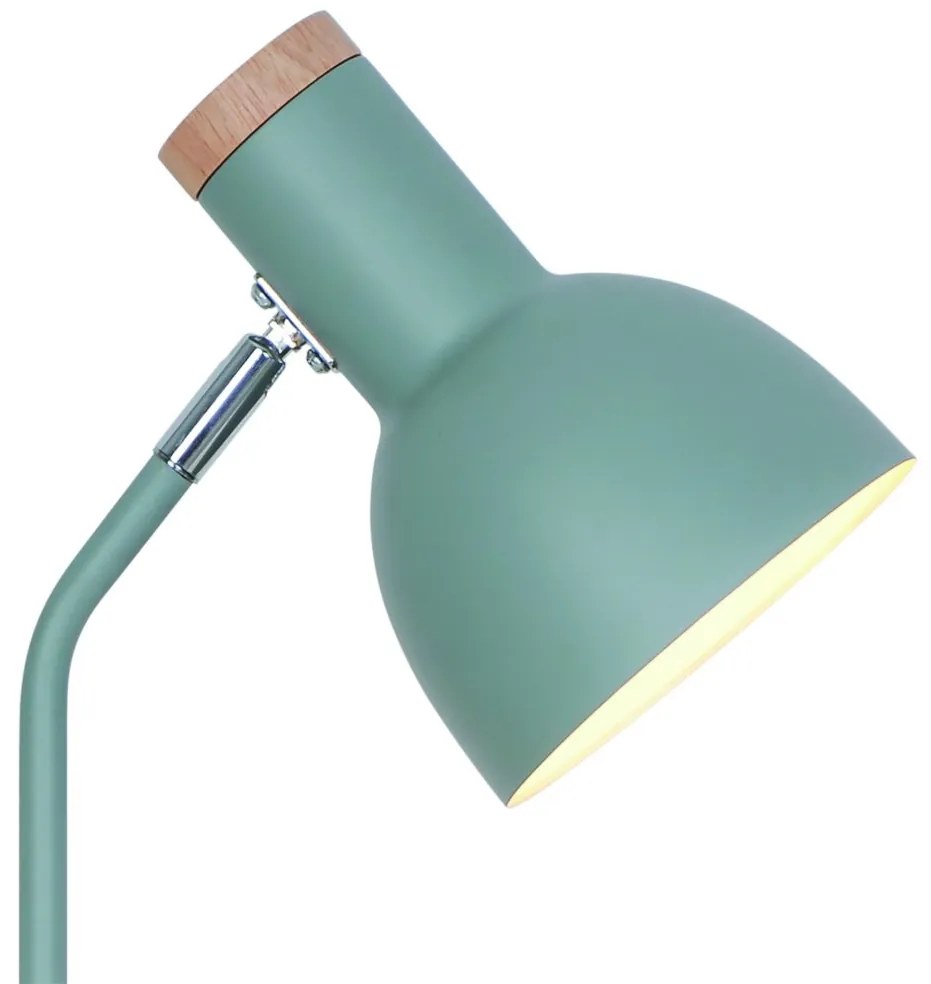 Lampa de birou camera copii cu suport telefon si pixuri, Devone verde