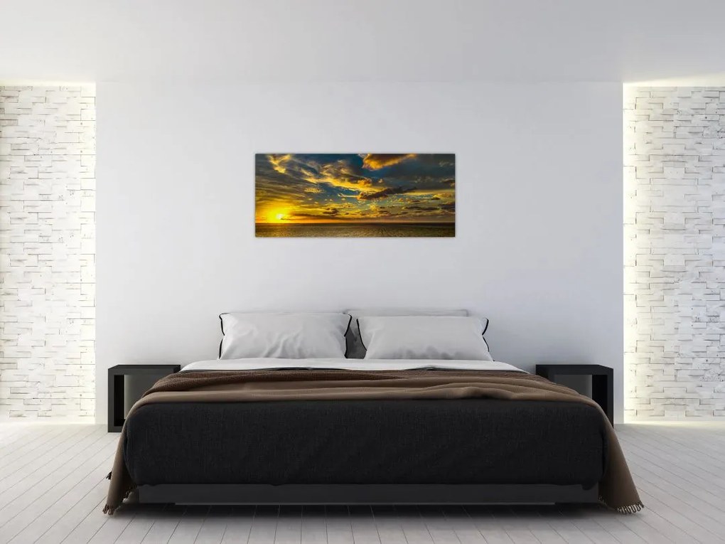 Apus de soare la mare (120x50 cm)