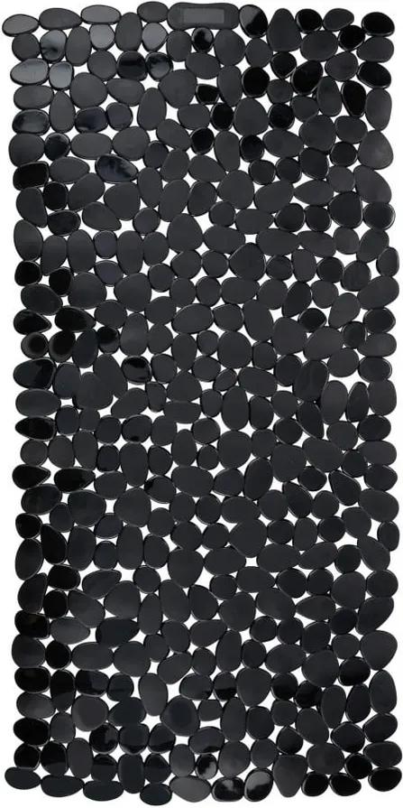 Covor baie anti-alunecare Wenko Drop, 71 x 36 cm, negru