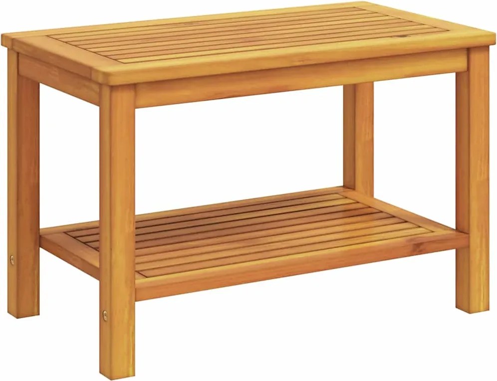 vidaXL Masă laterală Maro 70 x 40 x 45 cm Lemn Solid de Acacia