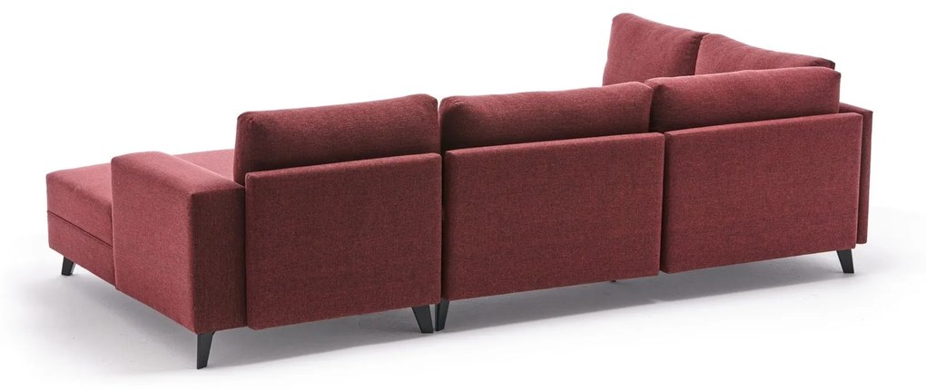 Canapea extensibilă de colț Efsun - Claret Red