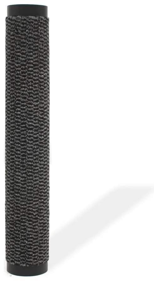 Covor de usa anti-praf, antracit, 90x150 cm, dreptunghiular