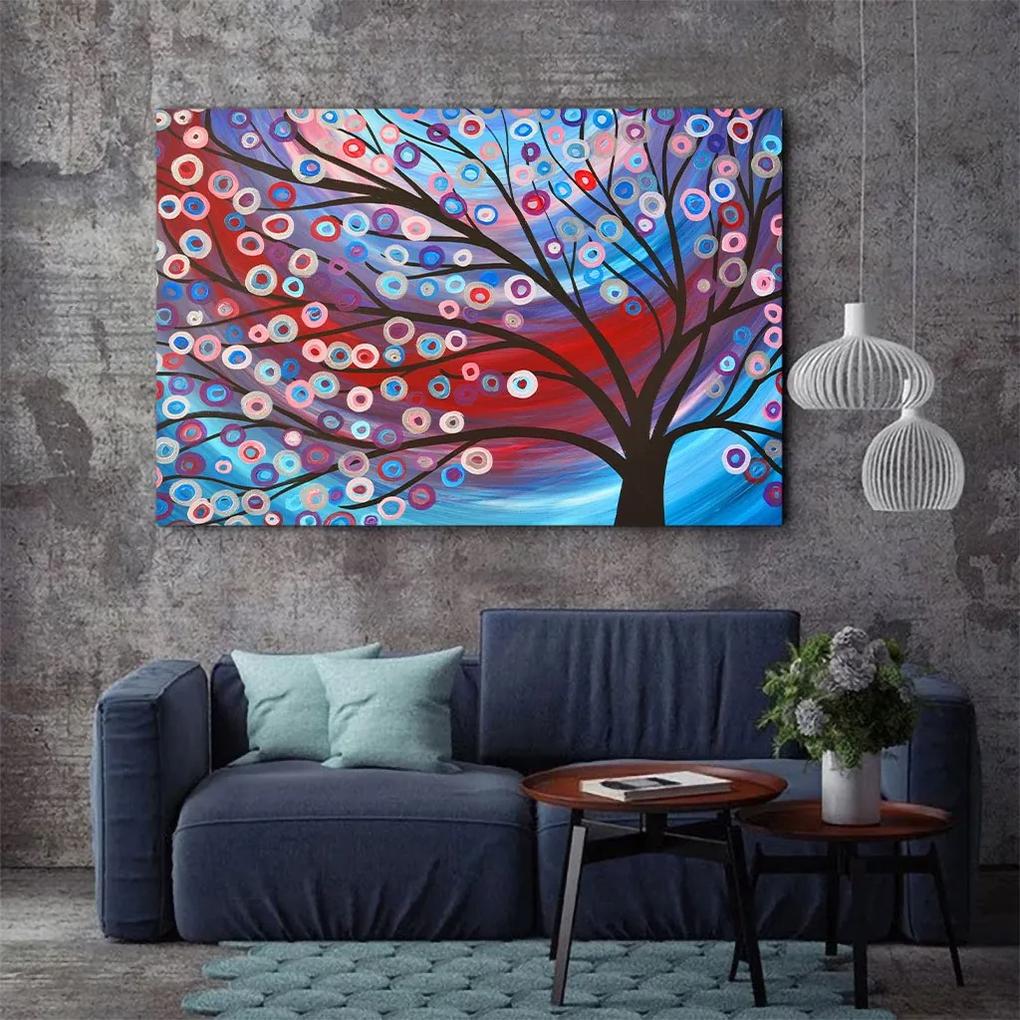 Tablou Canvas - Copac inflorit minimalist 80 x 125 cm
