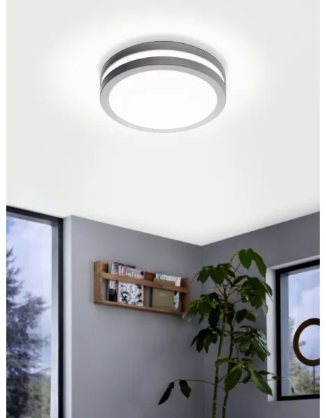Eglo 33572 - Corp de iluminat LED reglabil pentru baie LOCANA-C, 14W/230V, IP44, argintiu