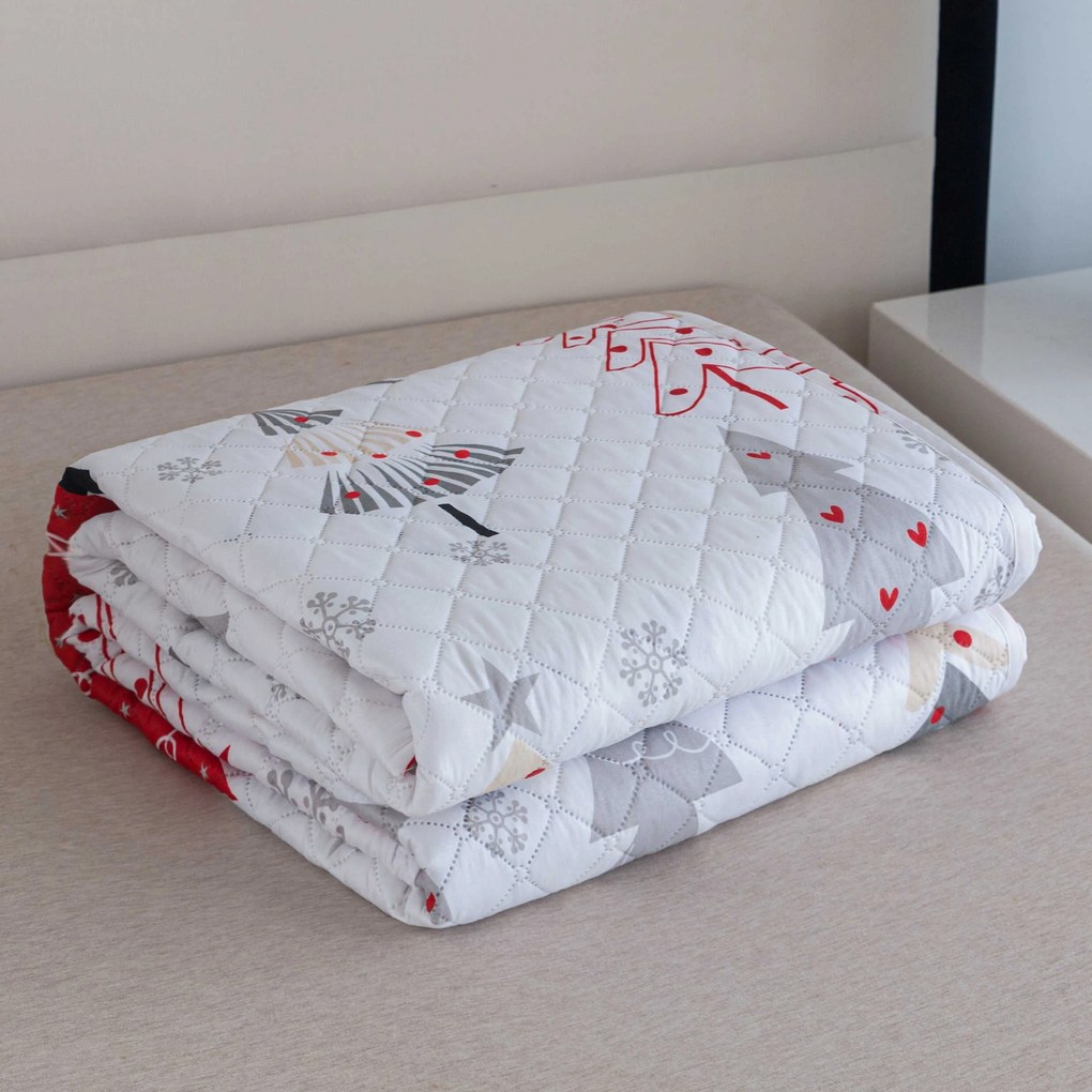 Cuvertura de pat JINGLE, alb Dimensiune: 170 x 210 cm