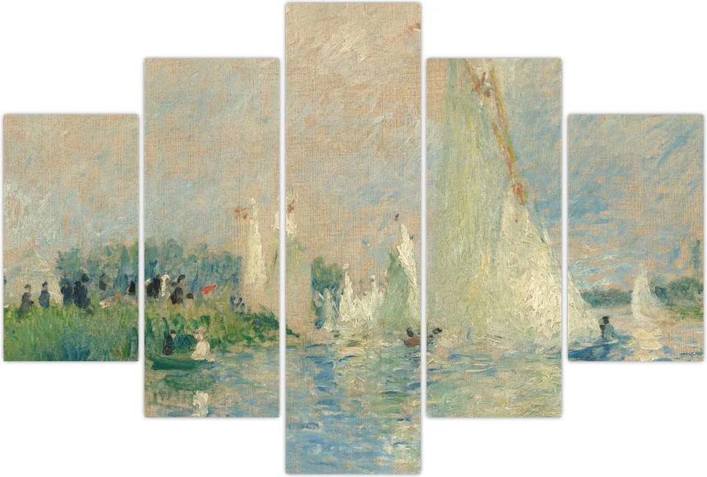 Tablou - Auguste Renoir, Regatta at Argenteuil, reproducere (150x105 cm)