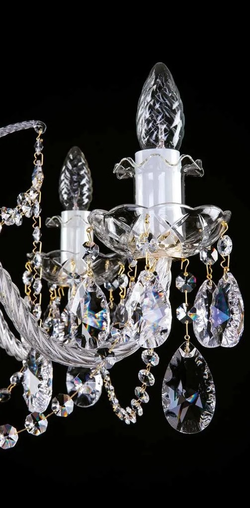 Candelabru 8 brate Cristal Bohemia Exclusive ALMA VIII.