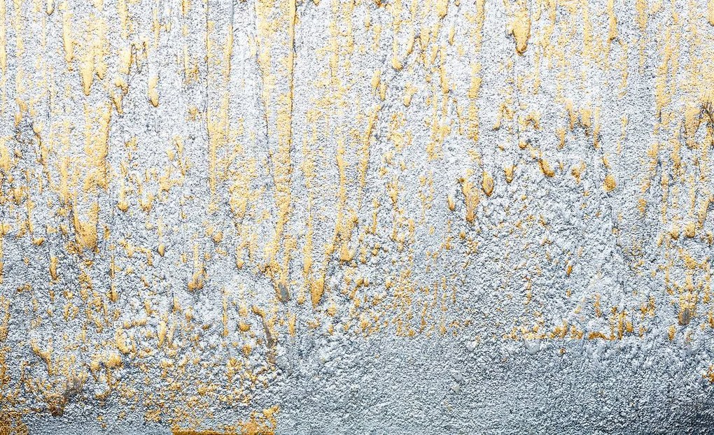 Fototapet - Tencuială aurie argintie (152,5x104 cm)