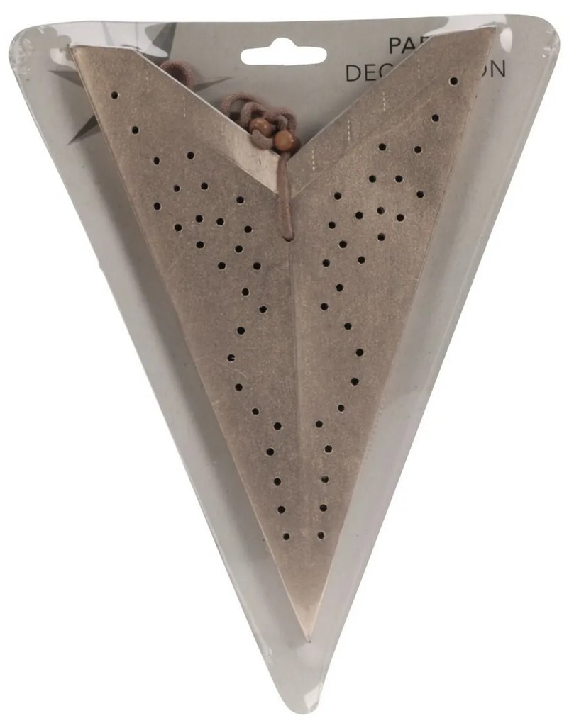 Stea de Crăciun suspendată, 45 cm, champagne