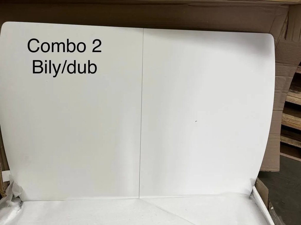 OFERTA Masa de dining alba COMBO 120X75 II. calitate