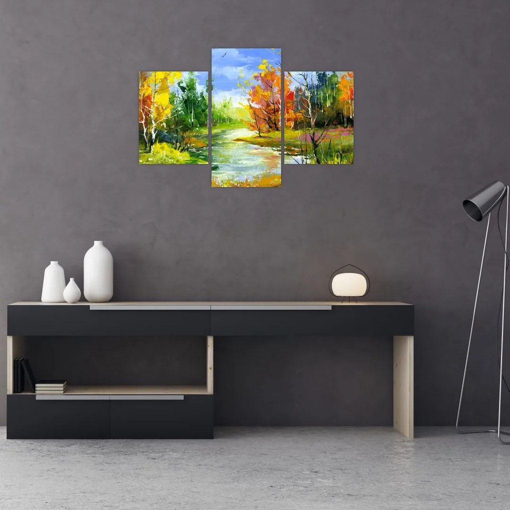 Tablou - Peisaj - pictură (90x60 cm)