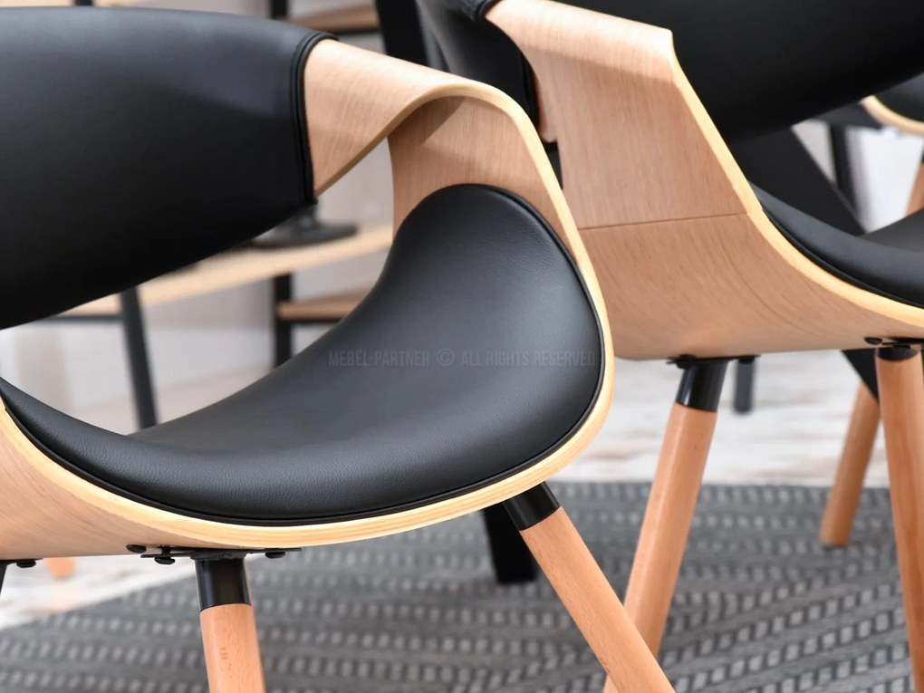 Scaun Bjorn K (stejar negru + stejar). 1110932