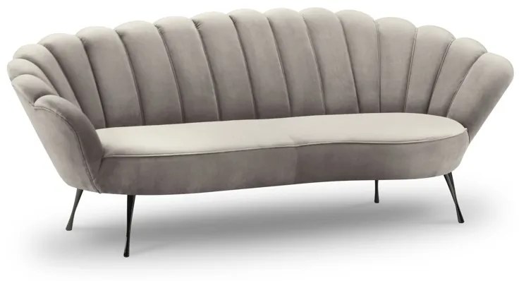 Canapea Kingston 3 locuri catifea Riviera L224 cm