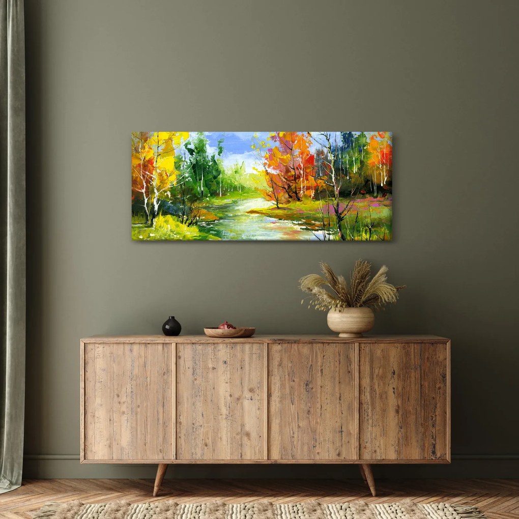 Tablou - Peisaj - pictură (120x50 cm)