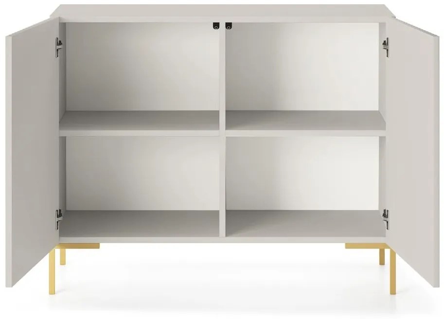 Dulap Lamellito L3 (gri bej + auriu). 1099064