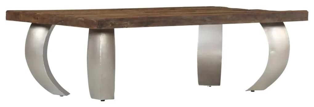 246293 vidaXL Măsuță de cafea Opium, 110 x 60 x 35 cm, lemn reciclat și oțel