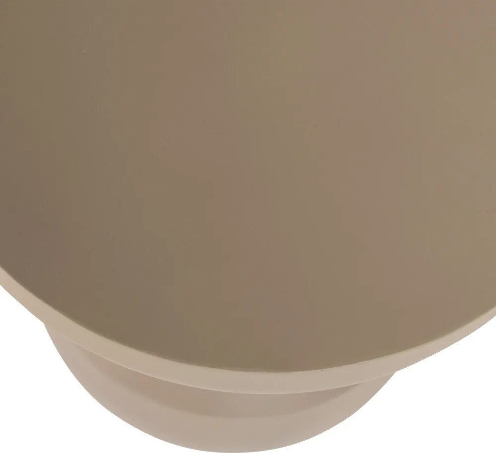 Măsuță auxiliară rotundă din metal ø 45 cm Bova – WOOOD