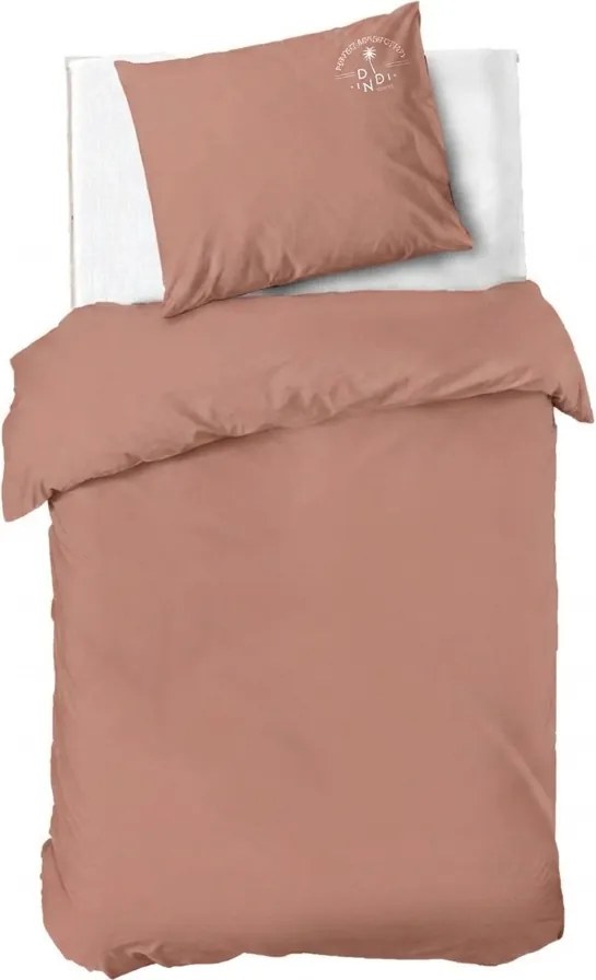 Lenjerie de pat din bumbac PLAIN BEAUTY teracota Dimensiune lenjerie de pat: 2 buc 60 x 70 cm | 200 x 220 cm