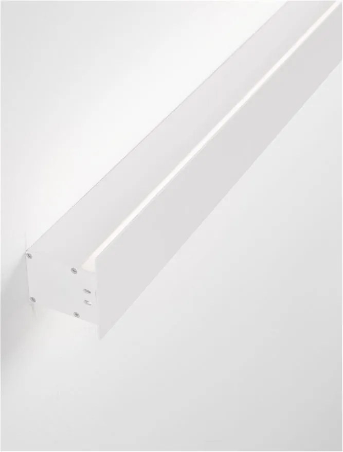 Aplica LED iluminat ambiental perete exterior IP65 PATH alb, 100cm