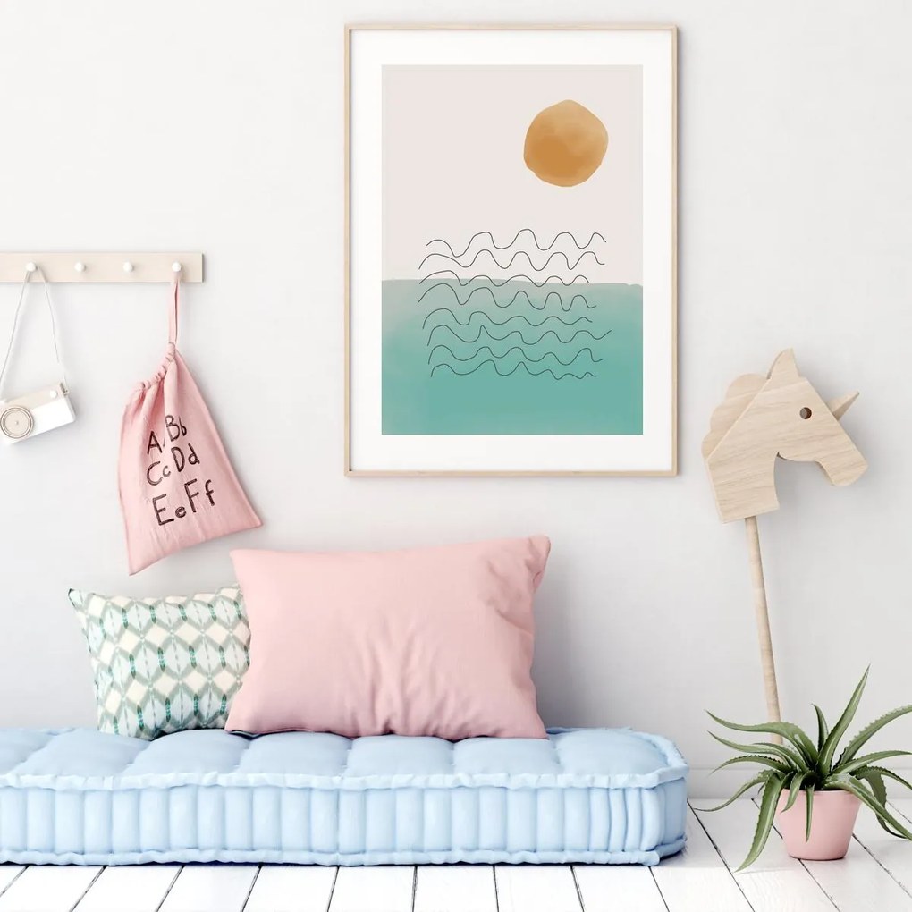 Poster - Abstracție pictată (A4)