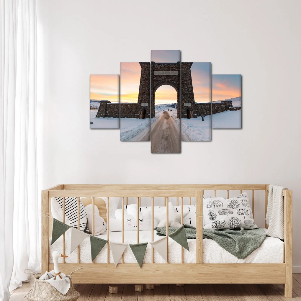 Tablou cu poarta, Yellowstone (150x105 cm)