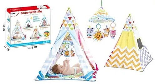 Cort de joacă Chipolino Zig Zag 2in1