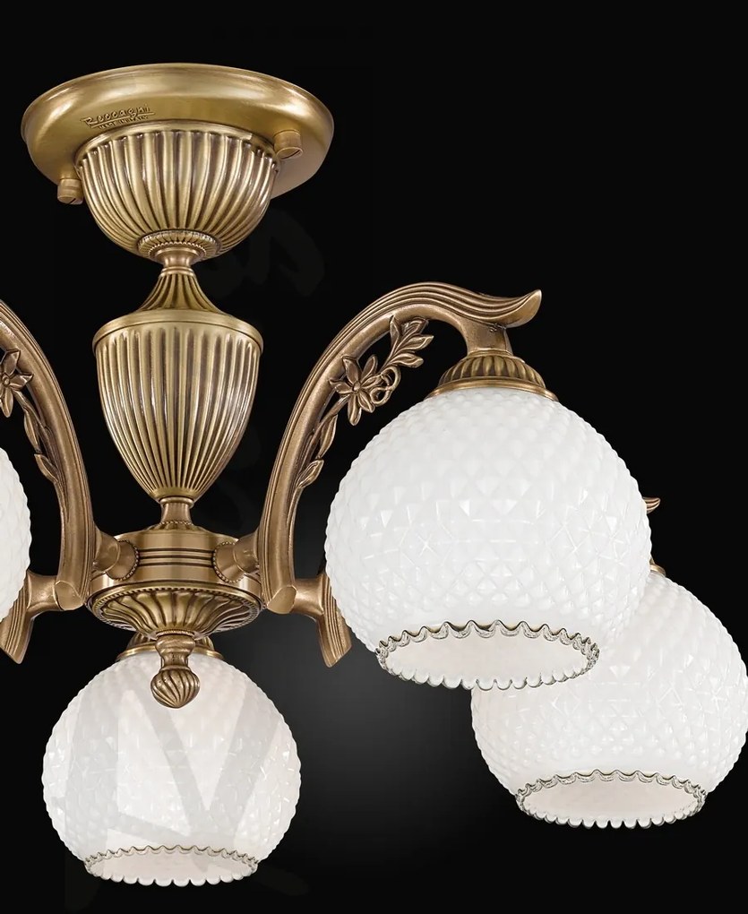 Lustra aplicata clasica din alama design italian 8600