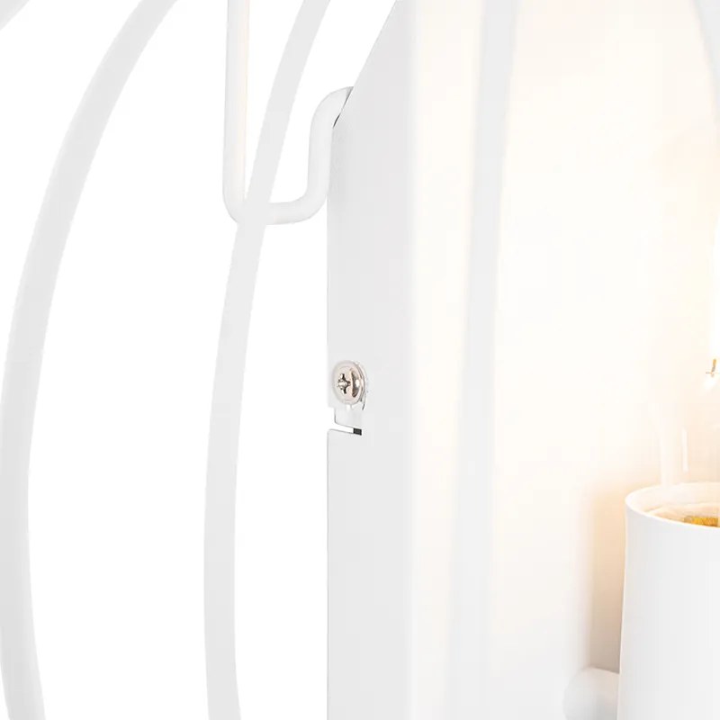 Lampa de perete de design alb 39 cm - Johanna