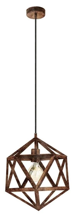 Eglo 49797 - Lampa suspendata EMBLETON 1xE27/60W/230V