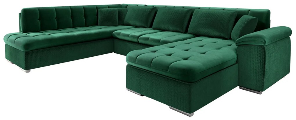 Expedo Canapea in forma de U LEKO, 350x76x205, venus velvet 2941/magic velvet 2225-151, dreapta
