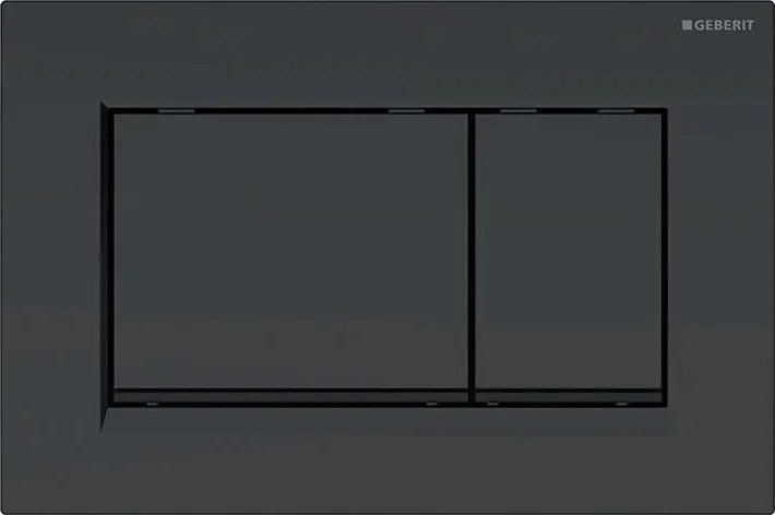 Geberit 115.883.16.1 - Plăcuță de acționare Sigma30, 24,6 x 16,4 cm, negru mat