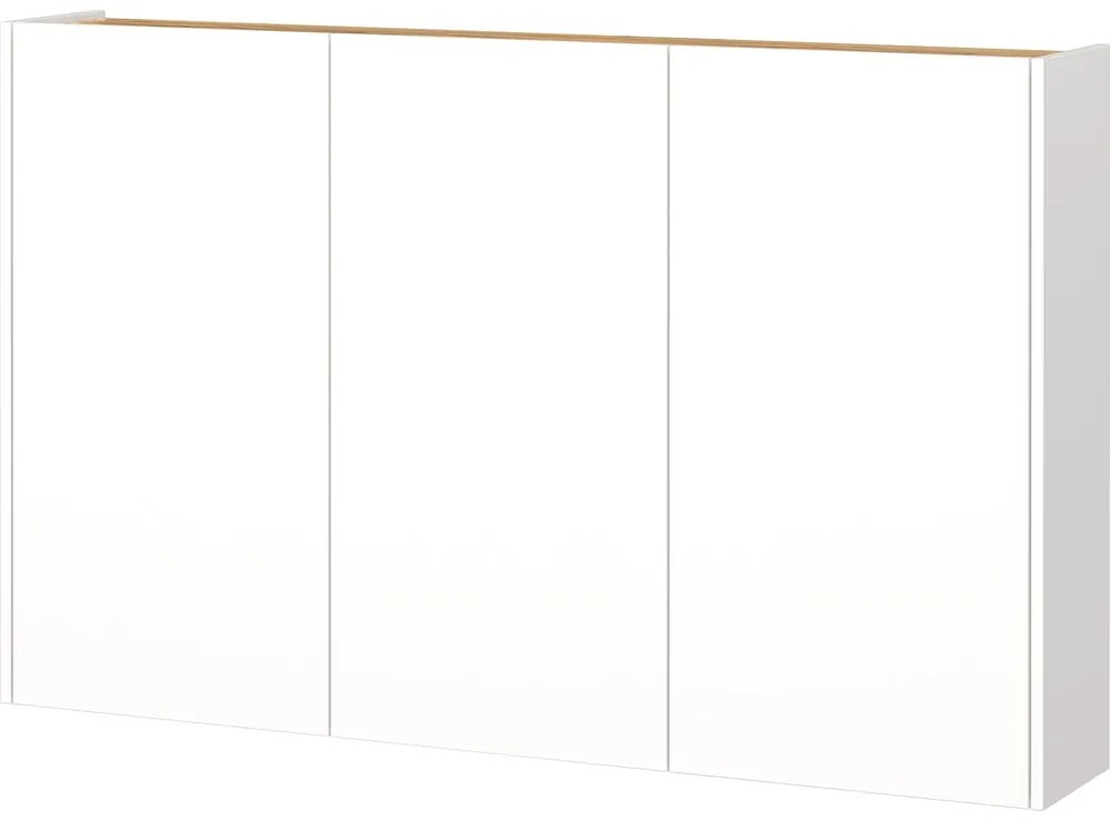 Dulap alb cu aspect de lemn de stejar suspendat 138x87x25 cm Libbiano – Germania