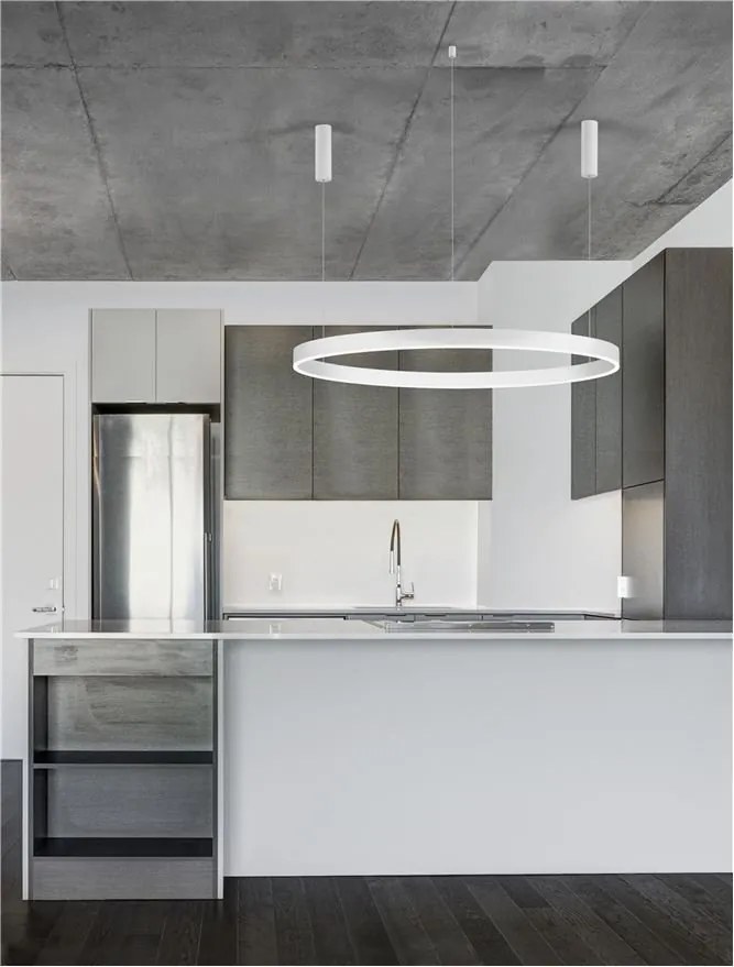 Lustra LED dimabila design circular MOTIF D-120cm