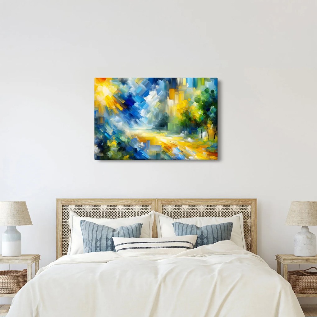 Tablou - Zi însorită abstractă (90x60 cm)