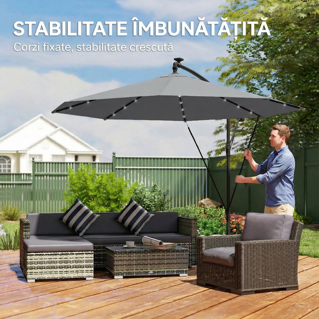 Outsunny braț lateral suspendat | Aosom Romania