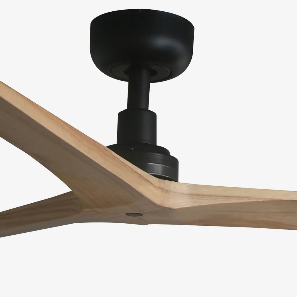 Ventilator smart sistem TUYA si telecomanda KLIM M 125cm, negru/ pin
