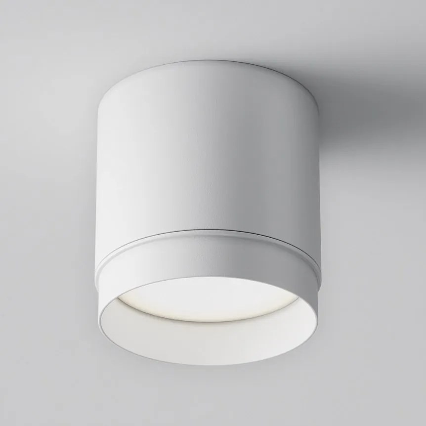 Spot aplicat minimalist design tehnic Polar alb