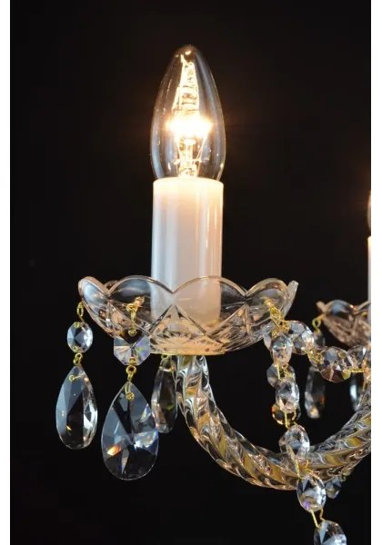 Wranovsky JWZ109052100 - Lustră de cristal pe lanț BALANCE 5xE14/40W/230V