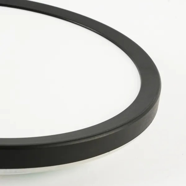 Plafonieră LED pentru baie Brilagi ULTRA SLIM LED/12W/230V d. 22,5 cm negru IP54