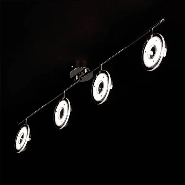 Eglo 78684 - Spot LED DORNES, 4 x 4,5 W, 230 V, crom lucios