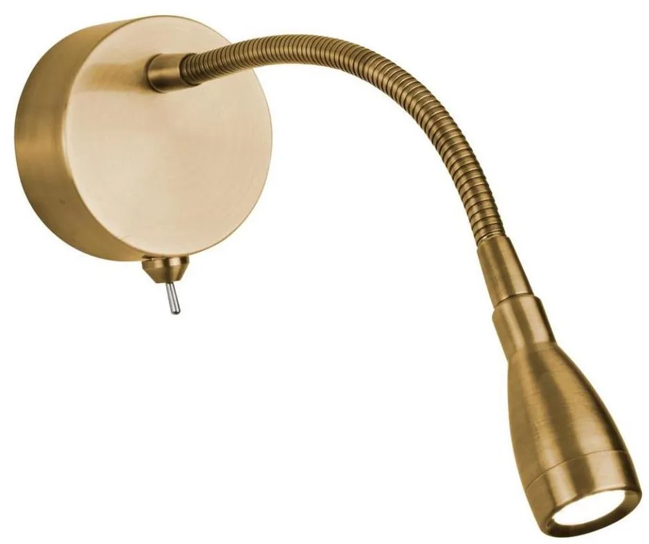 Searchlight 9917SB - Aplică spot de perete FLEXY LED/0,8W/230V