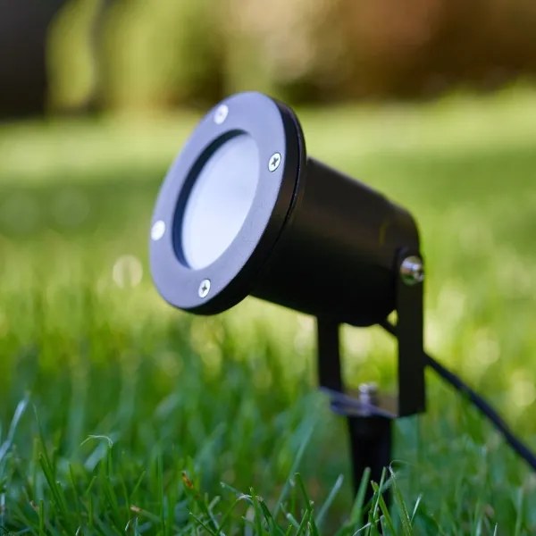 Lampă LED RGBW dimmabilă de exterior BLAKE 1xGU10/4,8W/230V IP65 + telecomandă