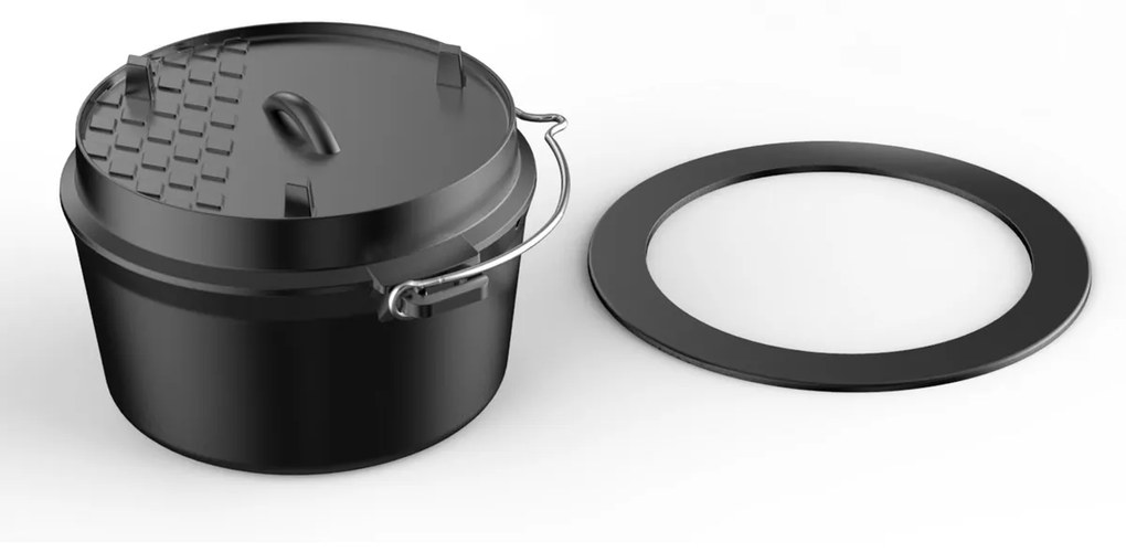 Oală din fontă cu capac Tepro 8230 Dutch Oven, 6 l