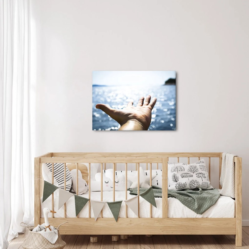 Tabloul cu palma deschisă (70x50 cm)
