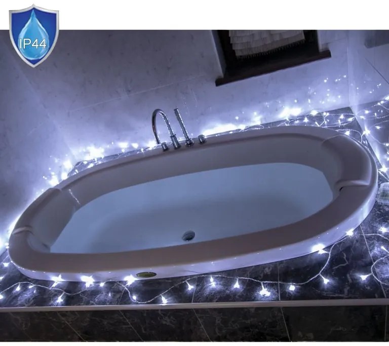VOLTRONIC Lanț de Crăciun - 50 LED, alb rece