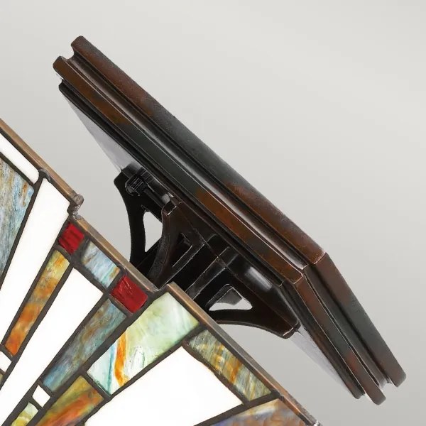 Quoizel QZ-MAYBECK-F - Plafonieră Tiffany MAYBECK 2xE27/60W/230V