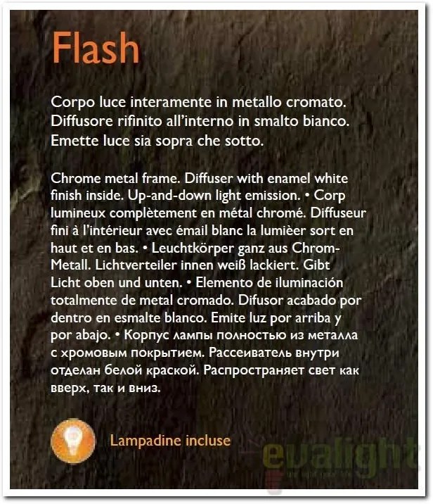 Aplica de perete FLASH AP2 007397