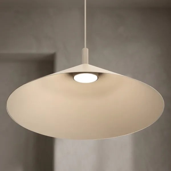 Lustră suspendată pe cablu ANEGA 1xGX53/15W/230V Ø 50 cm bej