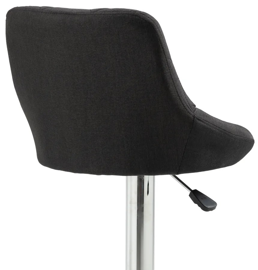 Scaun de bar, negru/crom, MARID
